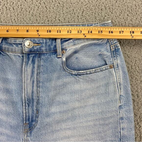 American Eagle AE Highest Rise 90's Flare Raw Hem Jean - Size: 14 Regular - Picture 8 of 14